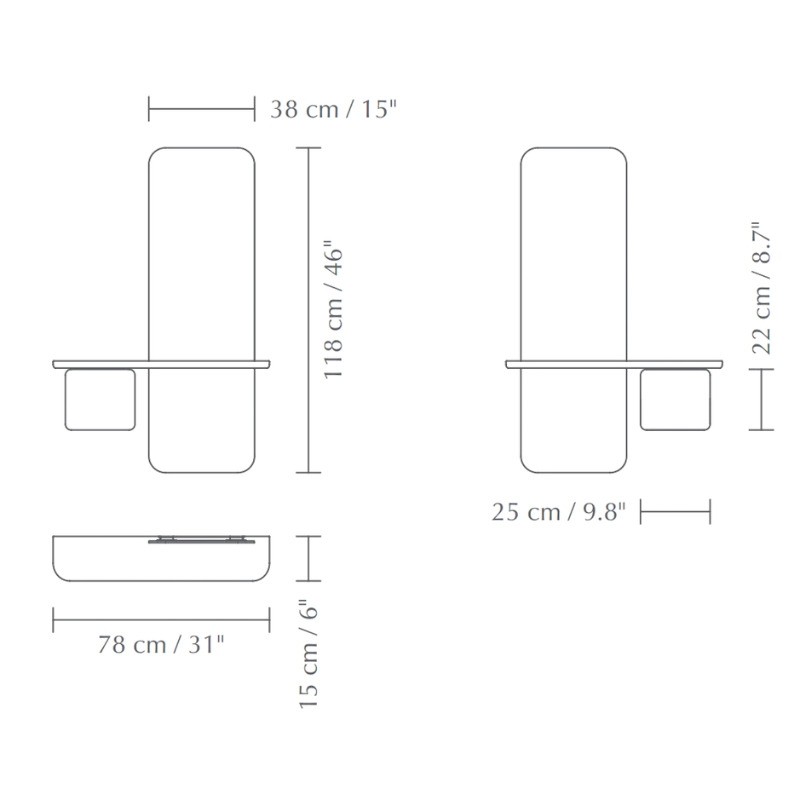 One More Look | Tocador escandinavo de diseño - Montiel
