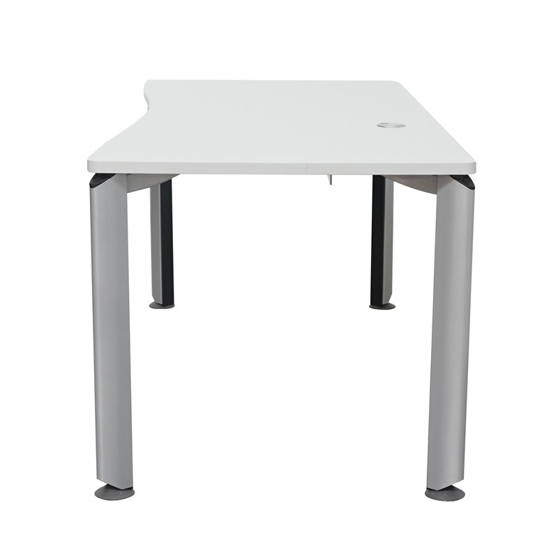 Mesa Madera Blanca con Patas Tubulares MM1681 - Montiel