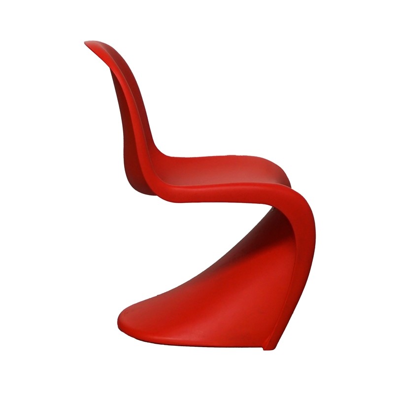 Silla Confidente Plástico Rojo y Apilables de Vitra - Montiel