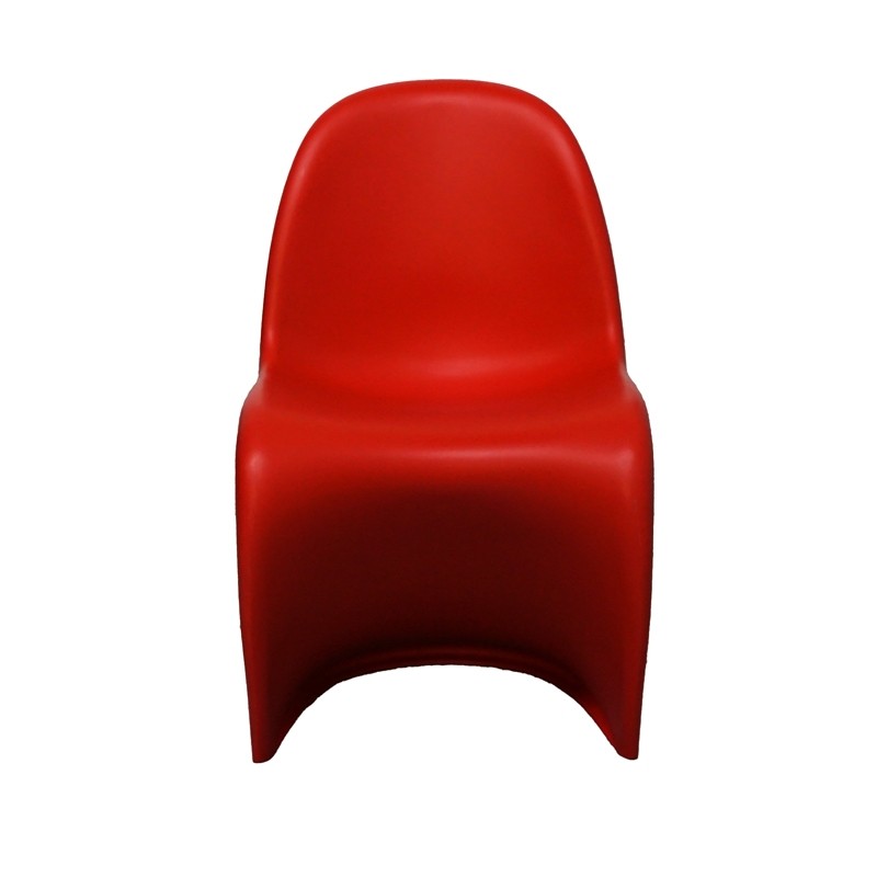 Silla Confidente Plástico Rojo y Apilables de Vitra - Montiel