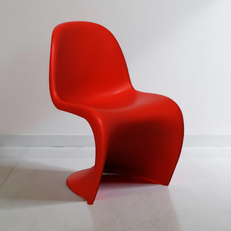 Silla Confidente Plástico Rojo y Apilables de Vitra - Montiel