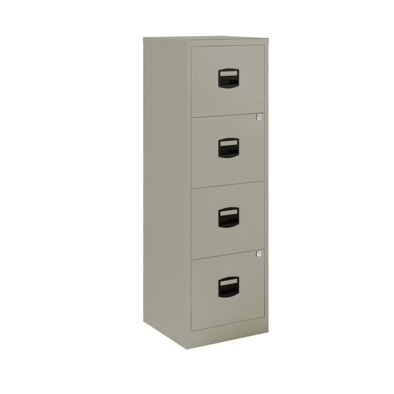Archivador Metálico Gris 4 Cajones PFA de Bisley - Montiel