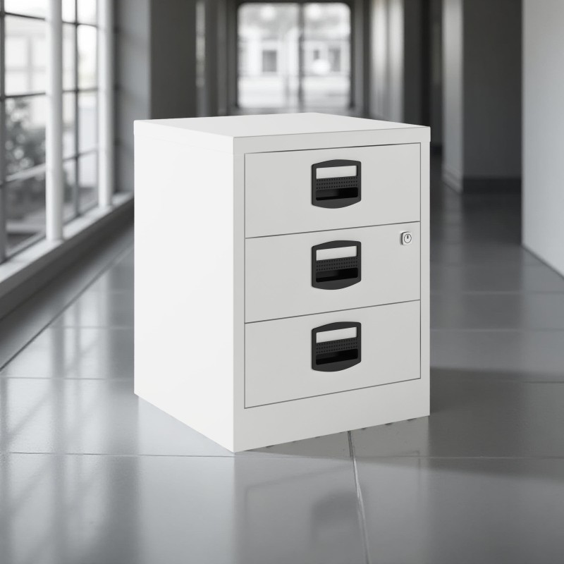 Cajonera 3 Cajones Metálica Rodante de Bisley - Montiel