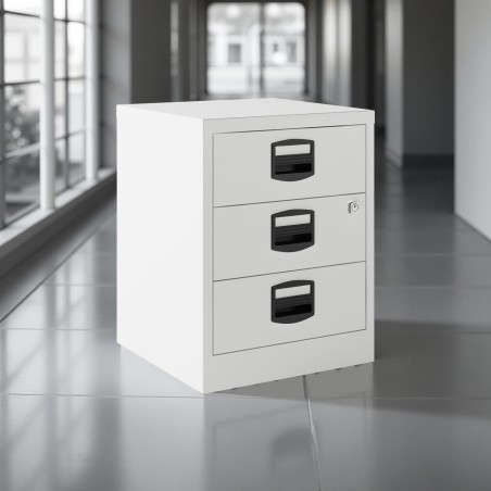 Cajonera 3 Cajones Metálica Rodante de Bisley - Montiel