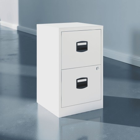 Cajonera Metálica Fija 2 Cajones Archivo de Bisley