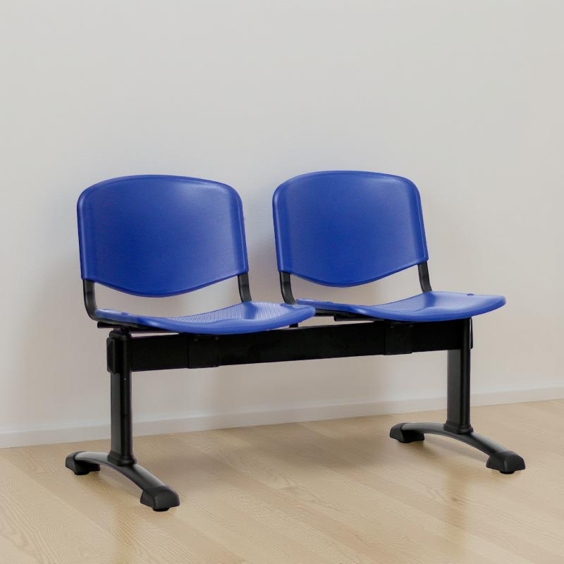 Bancada LEO 2 Plazas Polipropileno Sala de Espera - Montiel