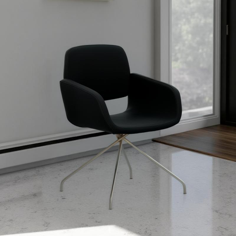 Silla Confidente Símil Piel Aita de DileOffice - Montiel