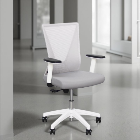 Silla Blanca  Escritorio Tirana de Euromof - Montiel