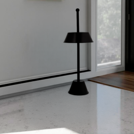 ▷ Cenicero Exterior Alto Metálico Negro MM911