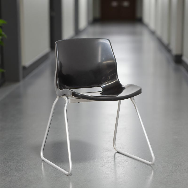 Silla Oficina Polipropileno Negro MM944 de Montiel