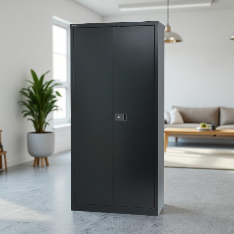 Armario Metálico Gris 4 Estantes de Bisley - Montiel