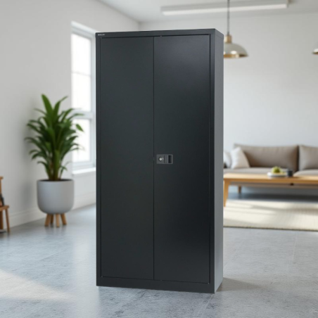 Armario Metálico Gris 4 Estantes de Bisley - Montiel