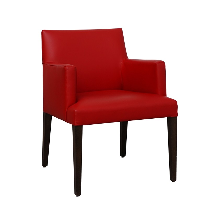 Butaca para Salas de Espera Piel Roja MM1686 - Montiel