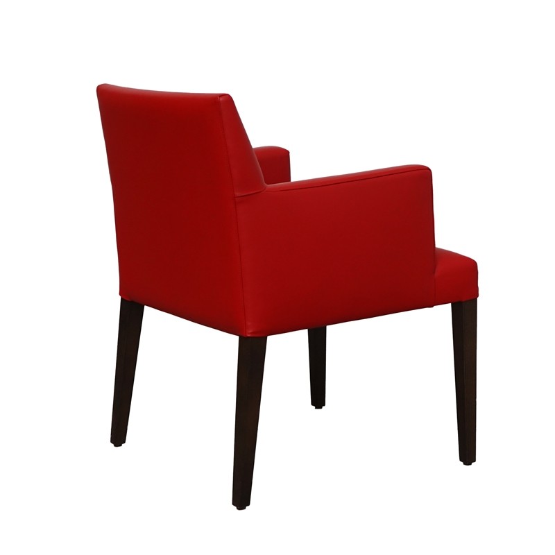 Butaca para Salas de Espera Piel Roja MM1686 - Montiel