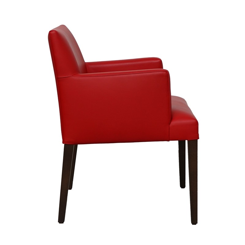 Butaca para Salas de Espera Piel Roja MM1686 - Montiel