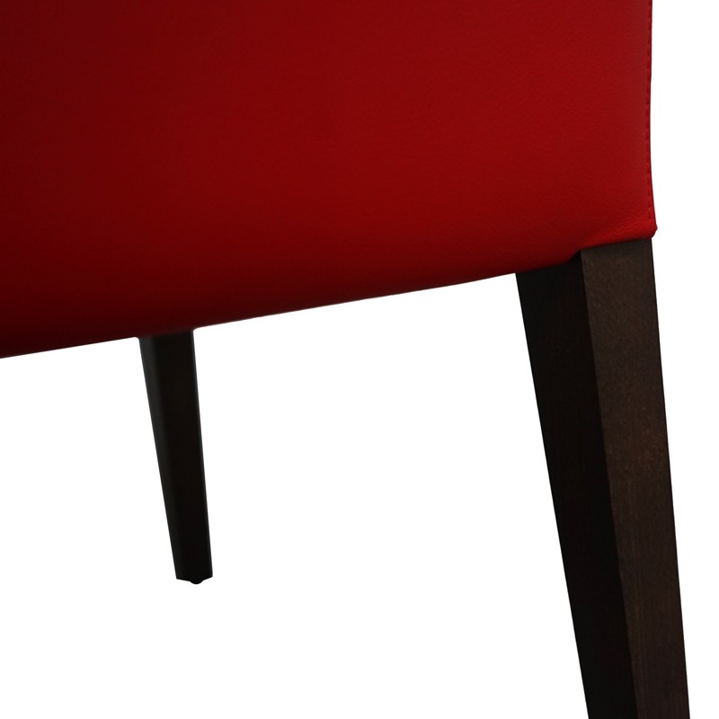 Butaca para Salas de Espera Piel Roja MM1686 - Montiel