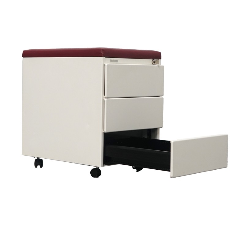 Cajonera Oficina Metálica Blanca de Steelcase - Montiel