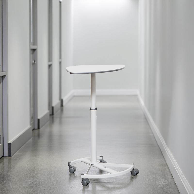 Mesa Auxiliar con Ruedas Blanca MTFT de Systemtronic