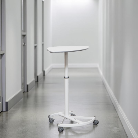 Mesa Auxiliar con Ruedas Blanca MTFT de Systemtronic