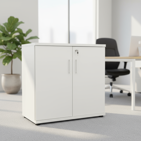 ▷ Armario Bajo de Oficina con Llave de Kunna - Muebles Montiel