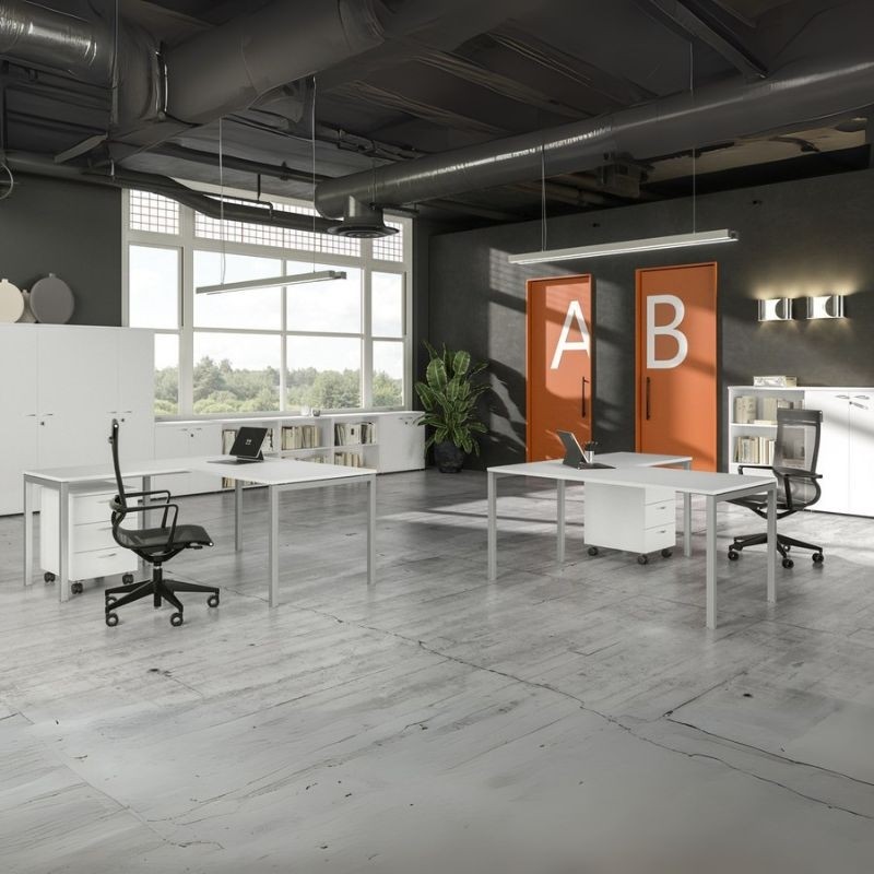 Mesa con Ala Oficina mod. Cagliari de Artexport - Montiel