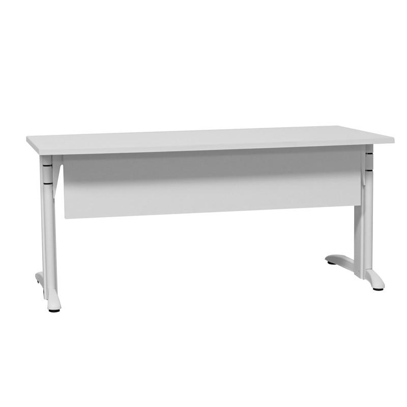 Mesa Doue Blanca Oficina con Faldón de Steelcase - Montiel