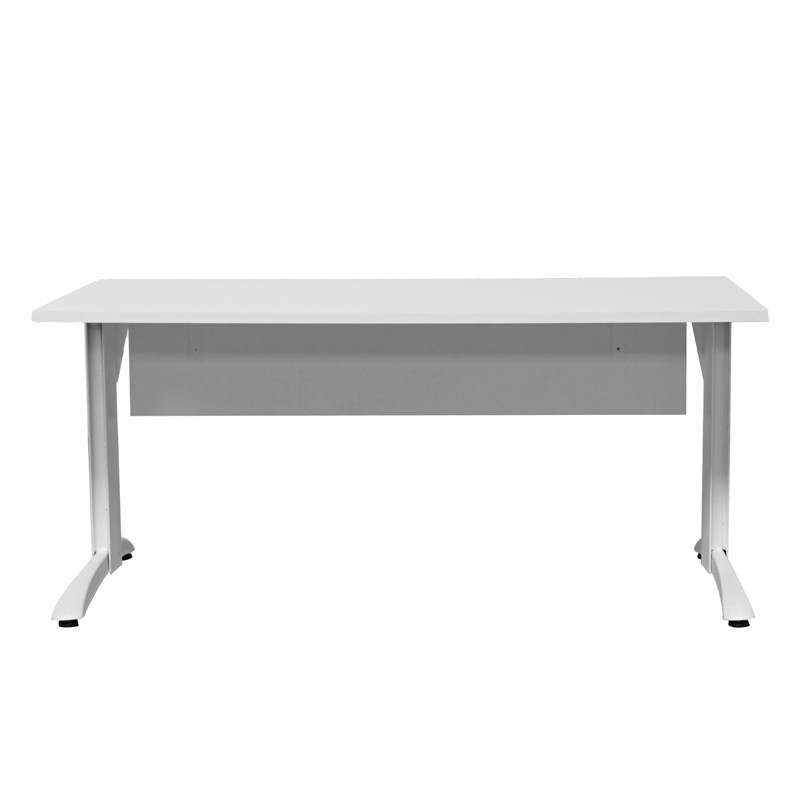 Mesa Doue Blanca Oficina con Faldón de Steelcase - Montiel