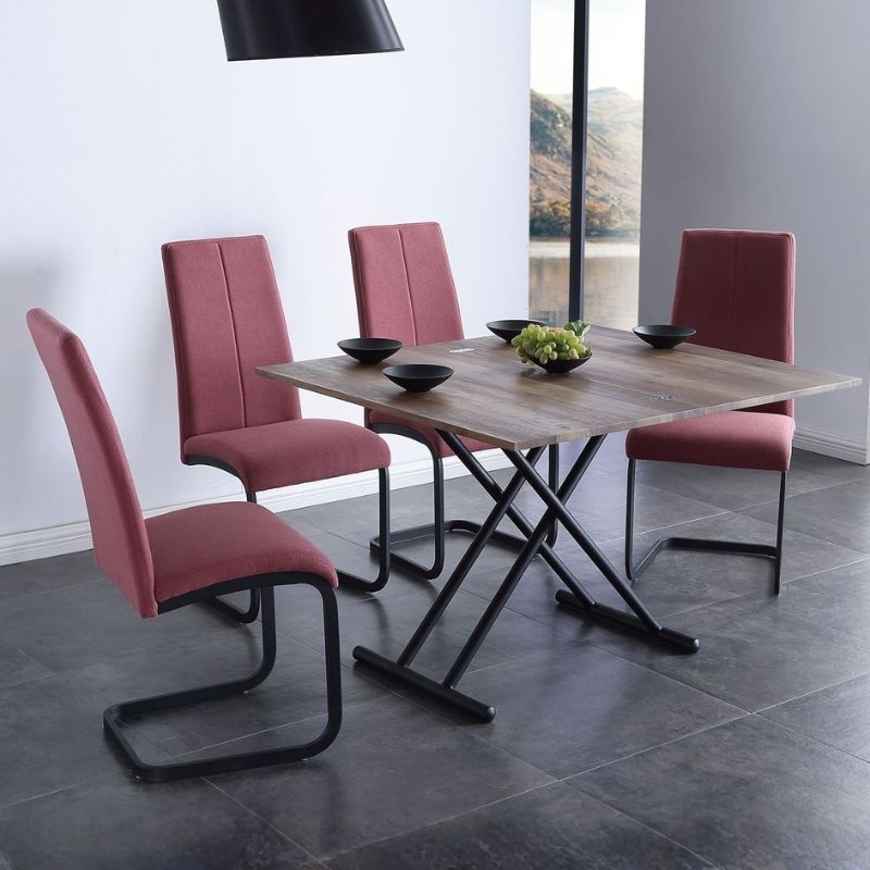 Mesa Madera de Centro Elevable y Extensible Up & Down - Montiel