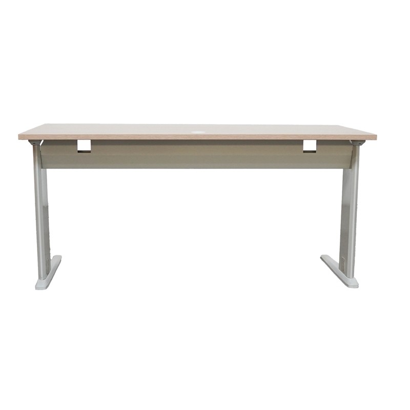Mesa Oficina Madera Clara con Pasacables MM1692 - Montiel