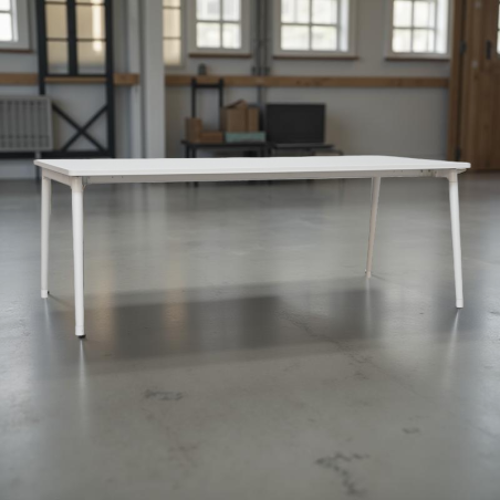 Mesa de Juntas 200x100 cm. Blanca MM1693 de Montiel