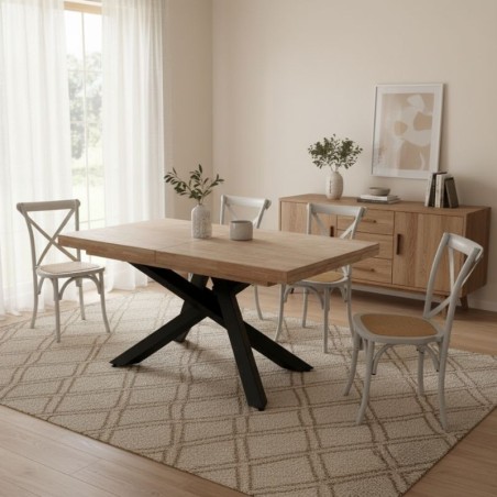 Mesa Extensible de Comedor Xena 160 cm. - Montiel