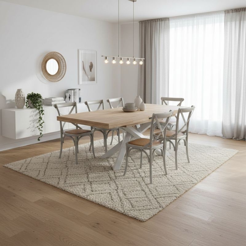 Mesa Extensible de Comedor Xena 160 cm. - Montiel