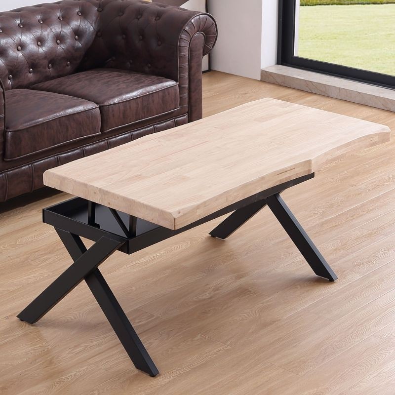 Mesa de Centro Madera Elevable Xena 120x66 cm. - Montiel