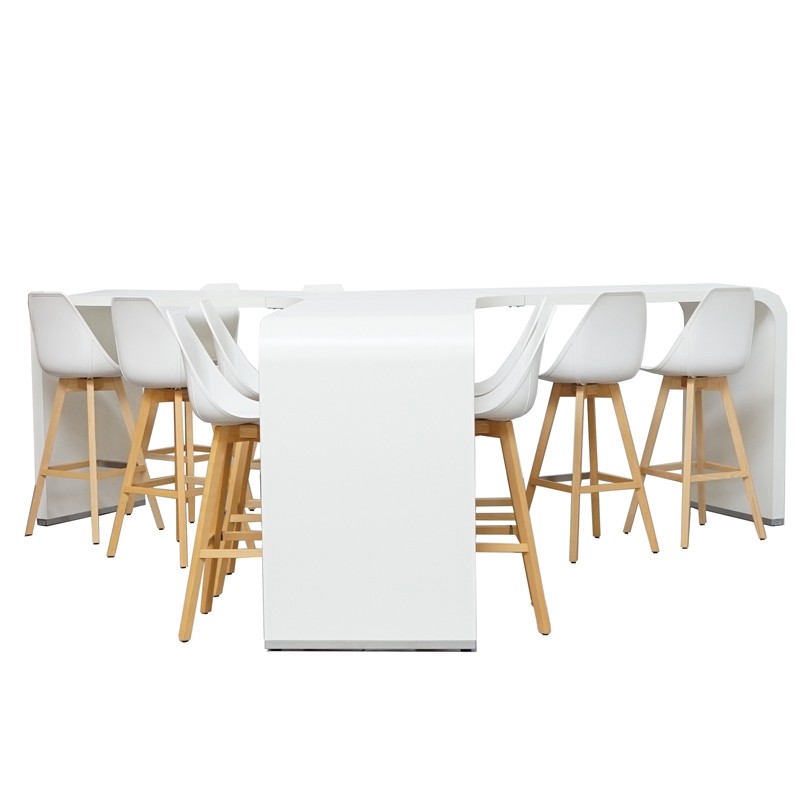 Mesa Modular en forma de Isla Blanca de La Palma - Montiel