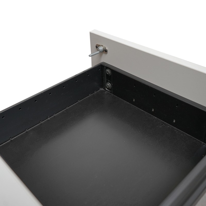 Cajonera Gris Antivuelco con Archivador de Levesta - Montiel