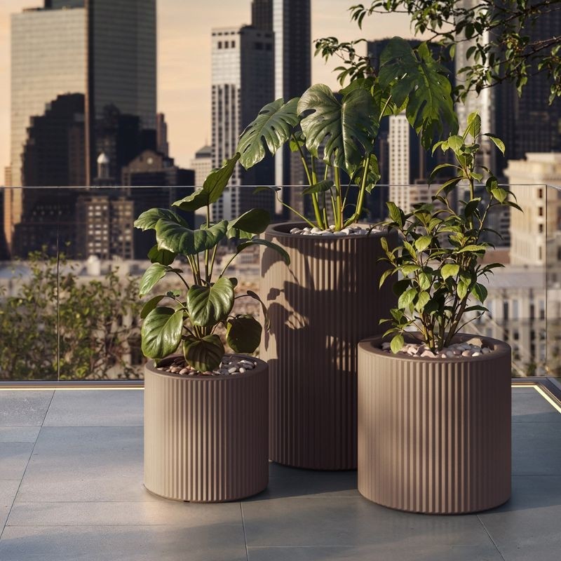 Macetero Lounge Cilíndrico Gatsby de Vondom - Montiel