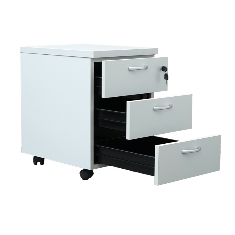 Cajonera Gris 3 Cajones de Melamina de SAG - Montiel