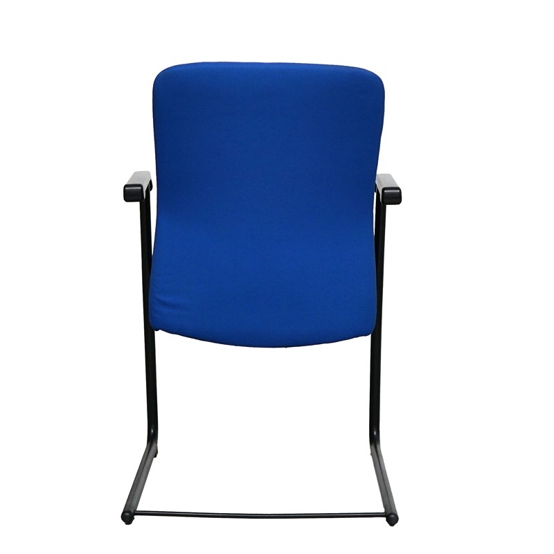 Silla Oficina Confidente Patín Negro MM1701 | Montiel