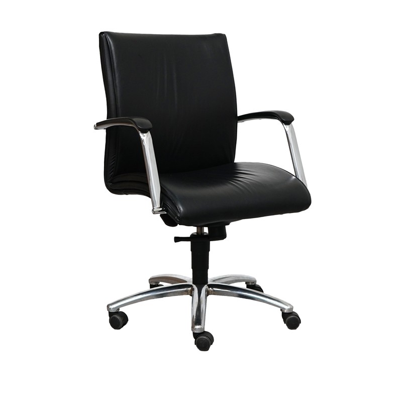 Sillón Giratorio Oficina Negro de Versoni - Montiel