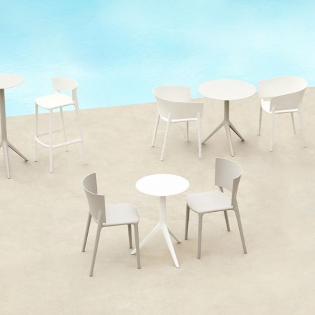 Silla África de Polipropileno Sin Brazos de Vondom - Montiel