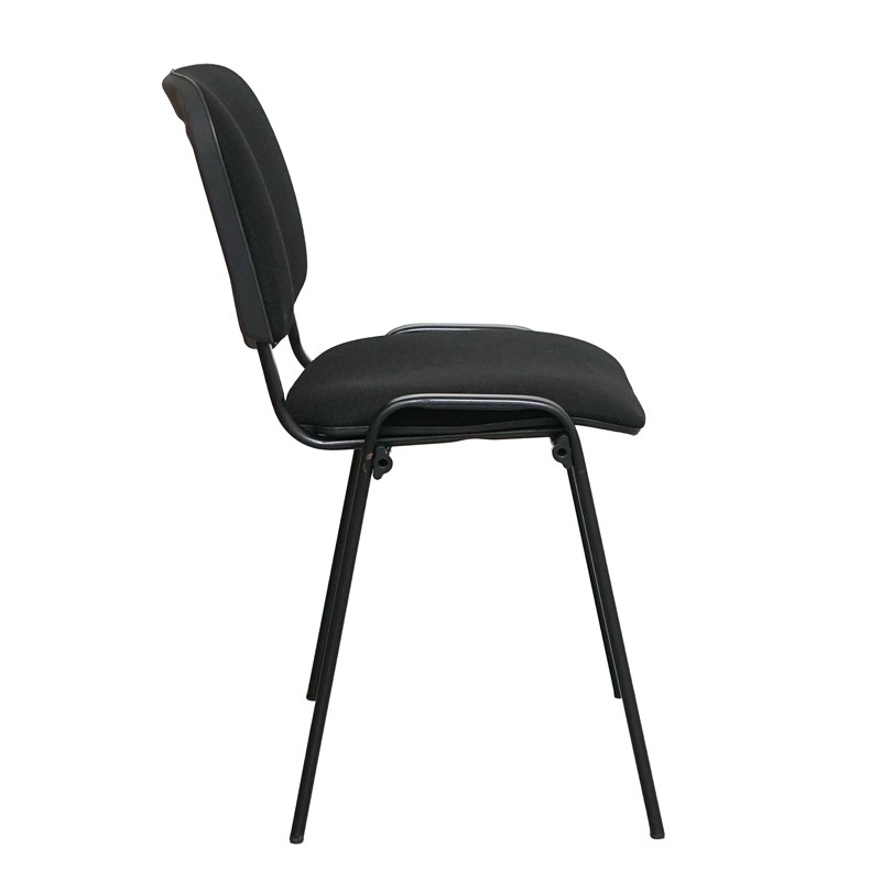 Silla Confidente 4 Patas Negras Leo MM1708 | Montiel