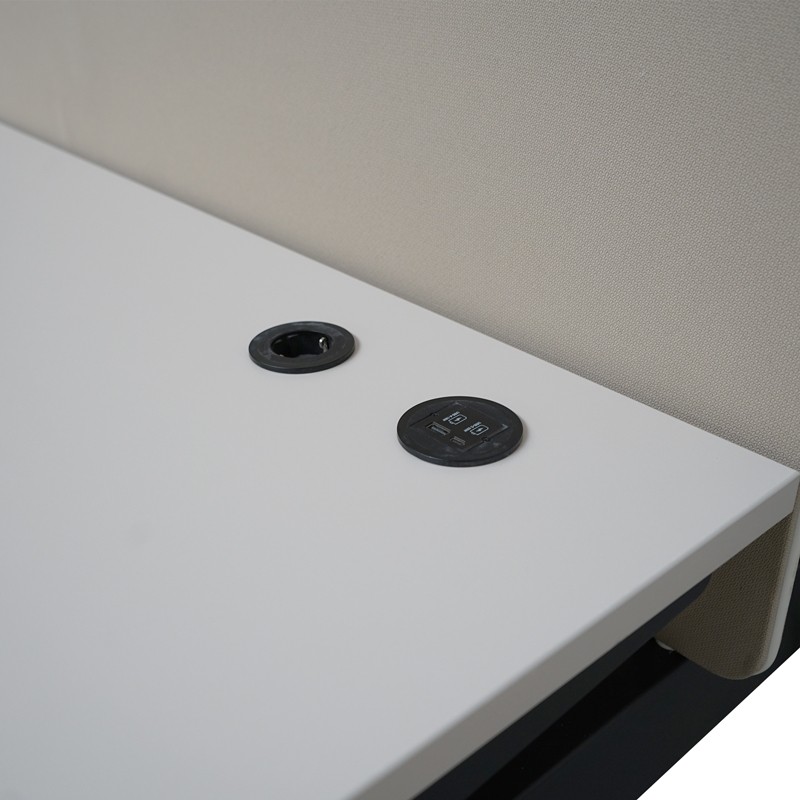 Mesa 2 Puestos con Electrificación de Actiu | Montiel