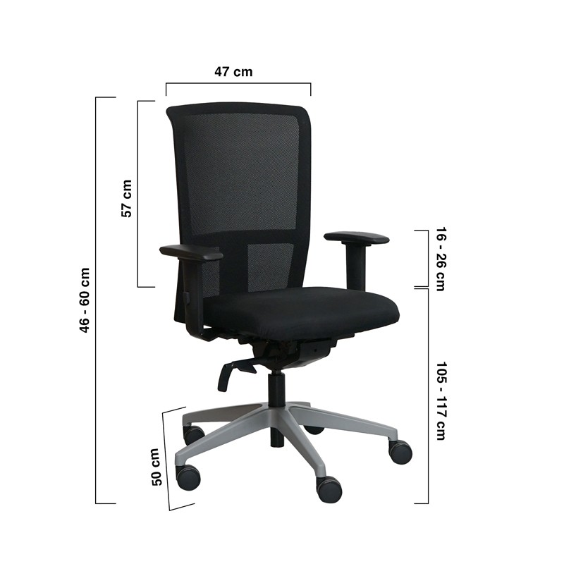 Silla Giratoria Ergonómica Elevable de Intersthul | Montiel