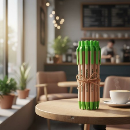 Pack de 20 Bolígrafos Montiel x Fundown. Donación Íntegra