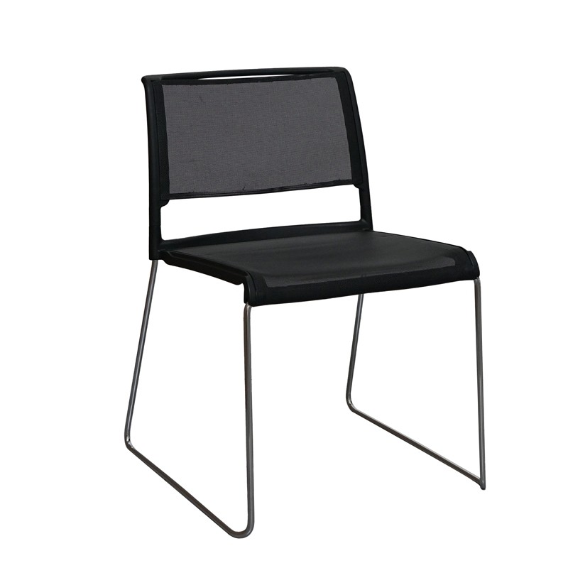 Silla Confidente Negra de Malla de Wilkhahn | Montiel