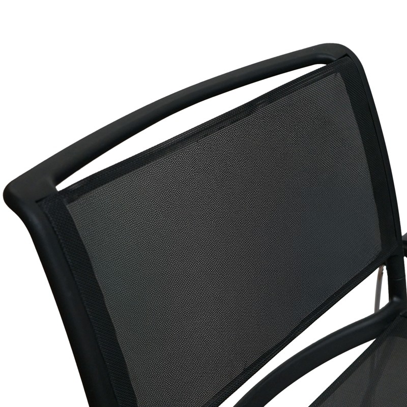 Silla Confidente Negra de Malla de Wilkhahn | Montiel