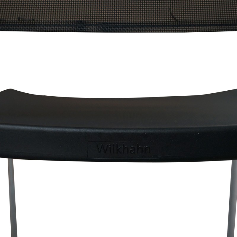Silla Confidente Negra de Malla de Wilkhahn | Montiel