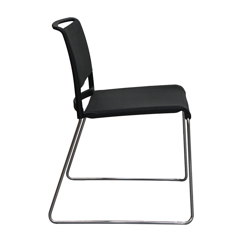 Silla Confidente Negra de Malla de Wilkhahn | Montiel