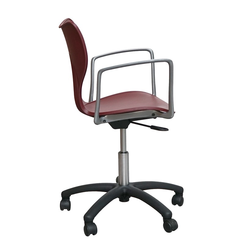 Silla Giratoria Roja con Elevación de Akaba | Montiel