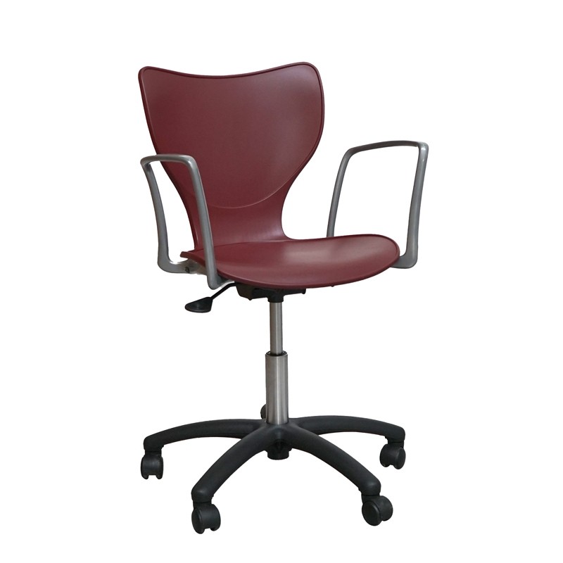 Silla Giratoria Roja con Elevación de Akaba | Montiel